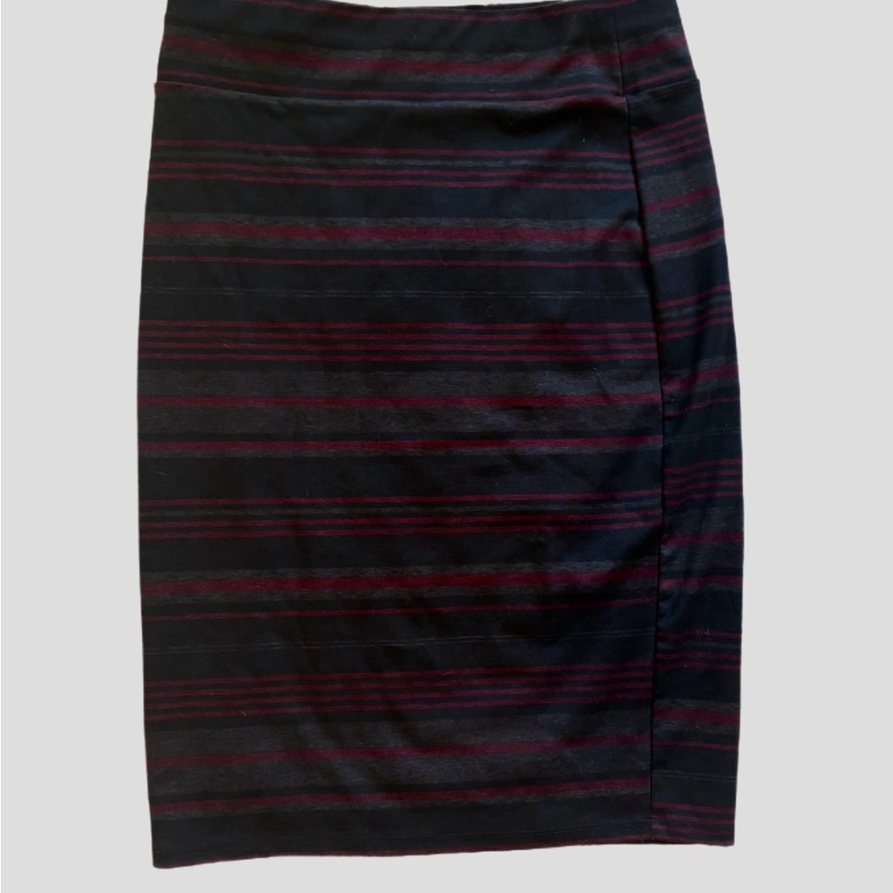 Joe Benbasset Striped Pencil Skirt